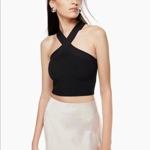 Babaton
Sculpt Knit Criss Cross Cropped Tank